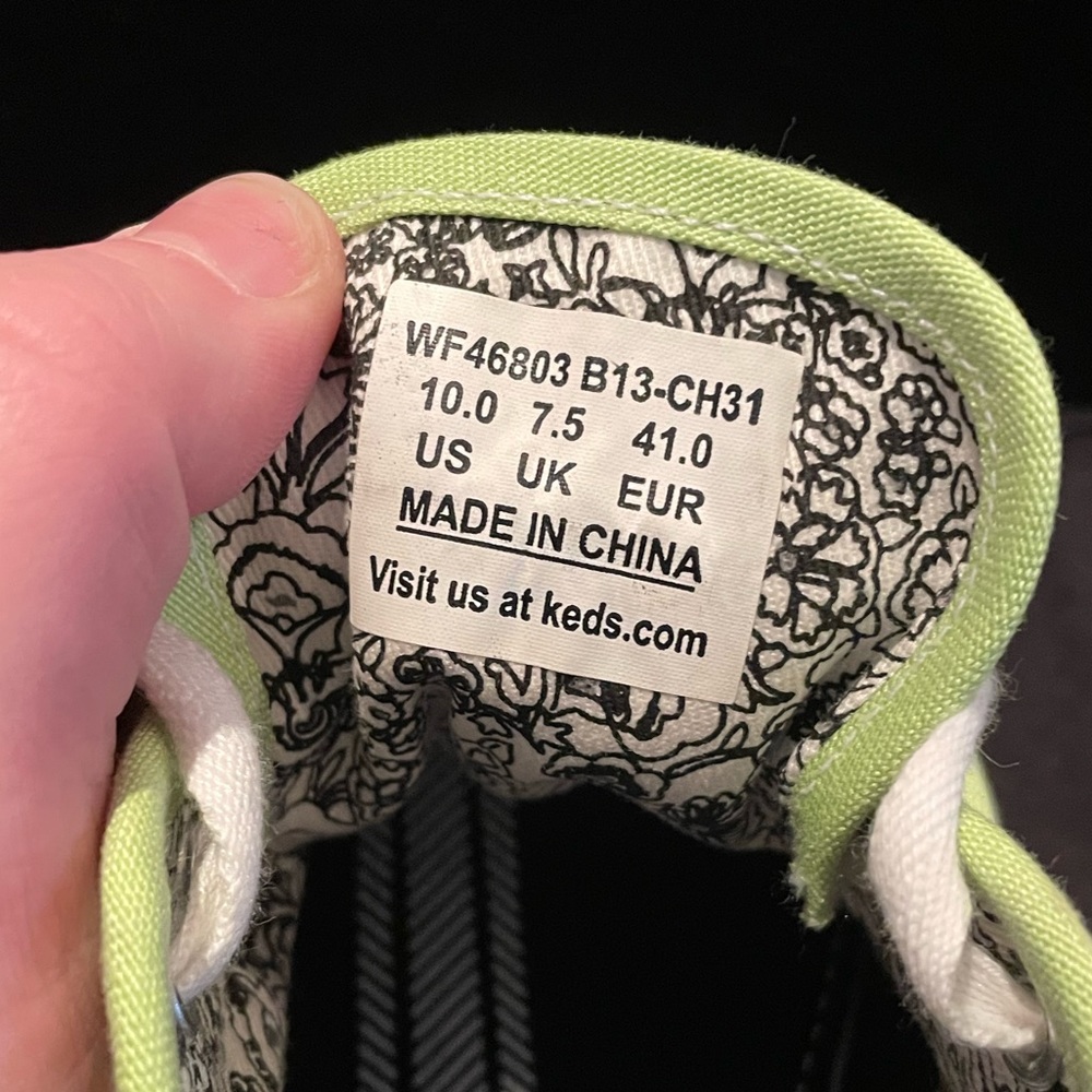 Pale Green Womens Keds - Picture 5 of 5